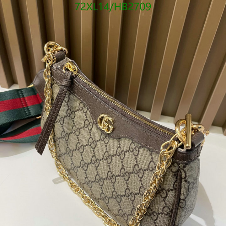 Gucci Bag-(4A)-Diagonal-,Code: HB2709,$: 72USD
