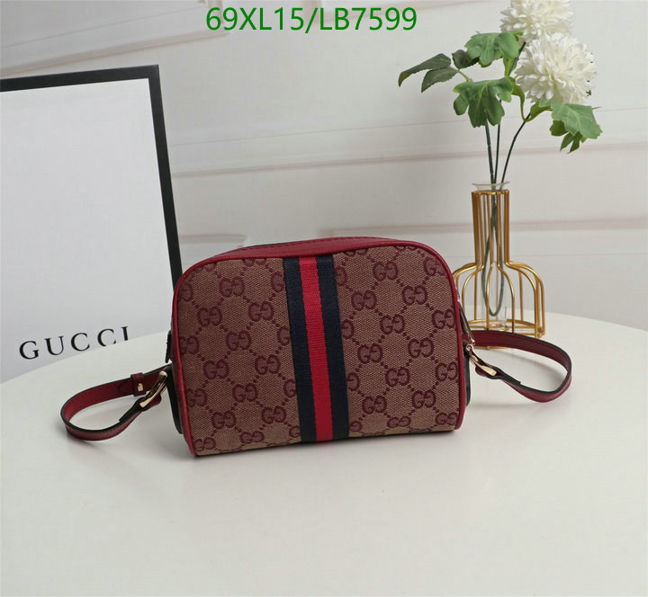 Gucci Bag-(4A)-Diagonal-,Code: LB7599,$: 69USD