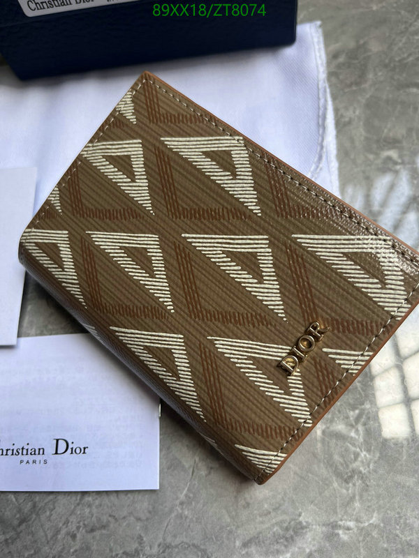 Dior Bags -(Mirror)-Wallet-,Code: ZT8074,$: 89USD