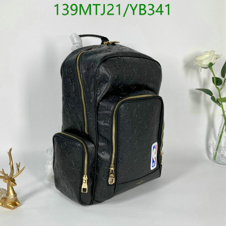 LV Bags-(4A)-Backpack-,Code: YB341,$: 139USD