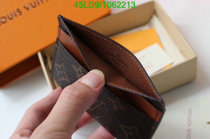 LV Bags-(Mirror)-Wallet-,Code: T062213,$: 45USD