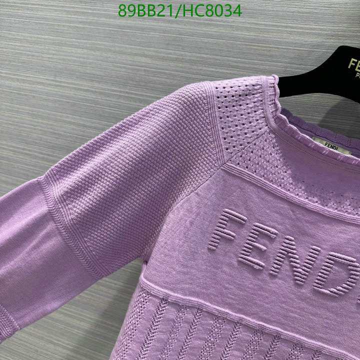 Clothing-Fendi, Code: HC8034,$: 89USD