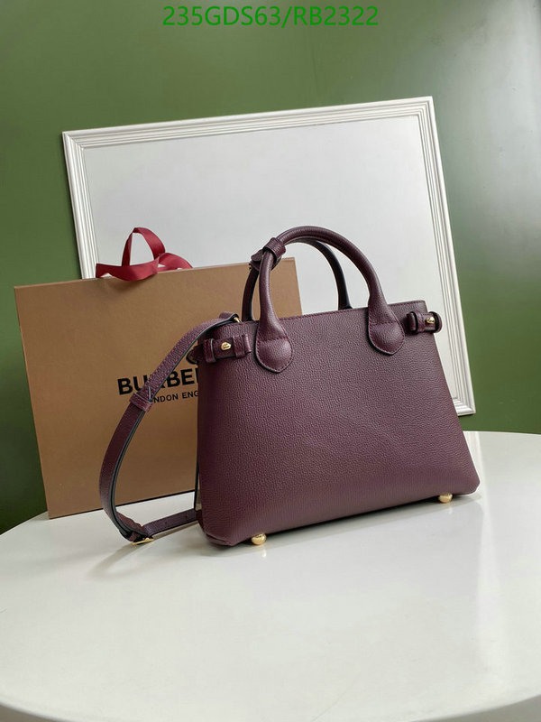 Burberry Bag-(Mirror)-Handbag-,Code: RB2322,$: 235USD