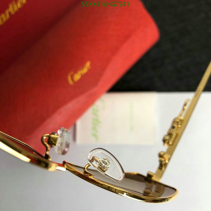 Glasses-Cartier, Code: HG7241,$: 55USD