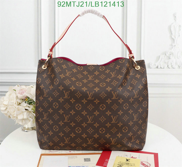 LV Bags-(4A)-Handbag Collection-,Code: LB121413,$: 92USD