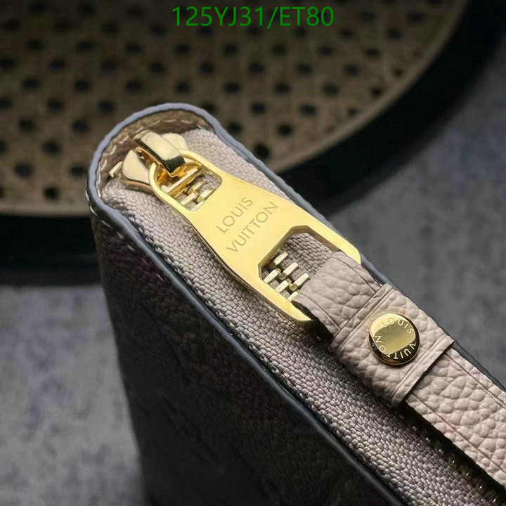 LV Bags-(Mirror)-Wallet-,Code: ET80,$: 125USD