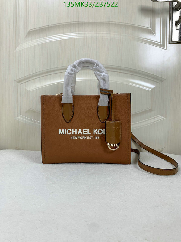 Michael Kors Bag-(Mirror)-Handbag-,Code: ZB7522,$: 135USD