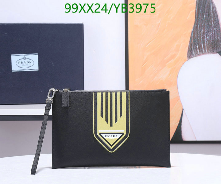 Prada Bag-(Mirror)-Clutch-,Code: YB3975,$: 99USD