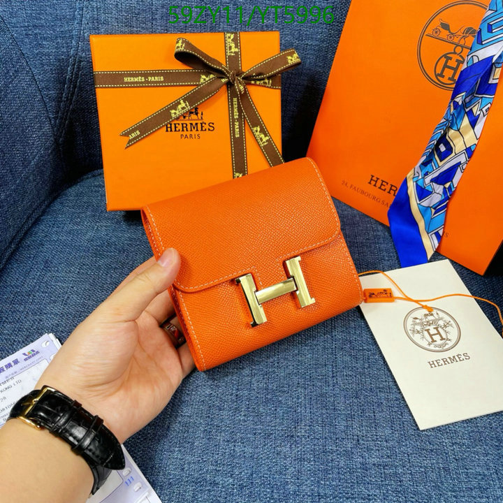 Hermes Bag-(4A)-Wallet-,Code: YT5996,$: 59USD