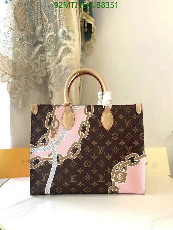 LV Bags-(4A)-Handbag Collection-,Code: HB8351,$: 92USD