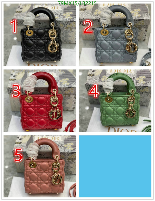 Dior Bags-(4A)-Lady-,Code: LB2215,$: 79USD