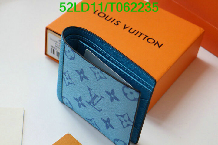 LV Bags-(Mirror)-Wallet-,Code: T062235,$: 52USD