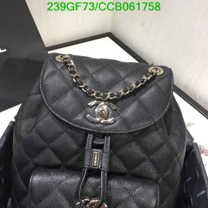 Chanel Bags -(Mirror)-Backpack-,Code: CCB061758,$: 239USD