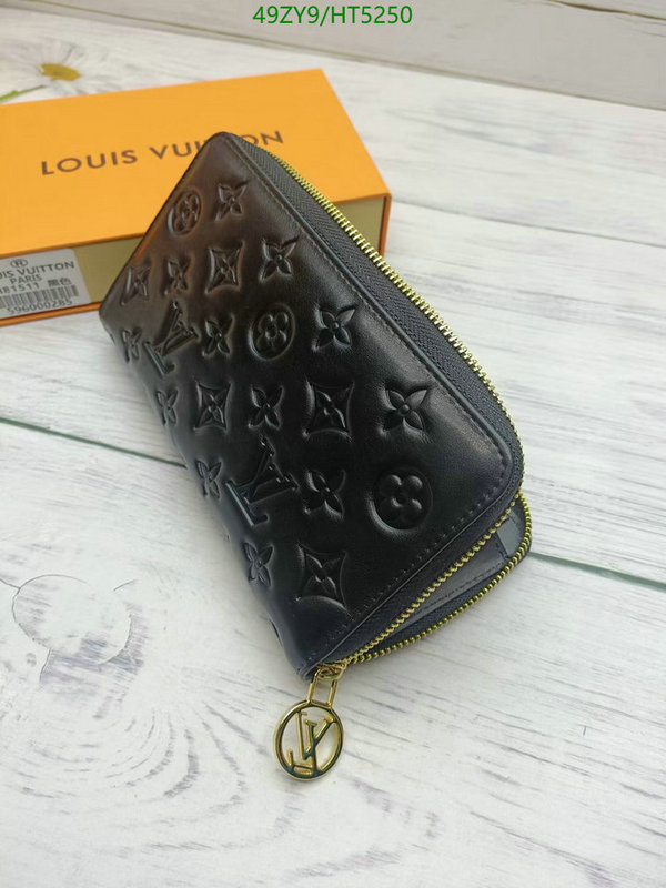 LV Bags-(4A)-Wallet-,Code: HT5250,$: 49USD