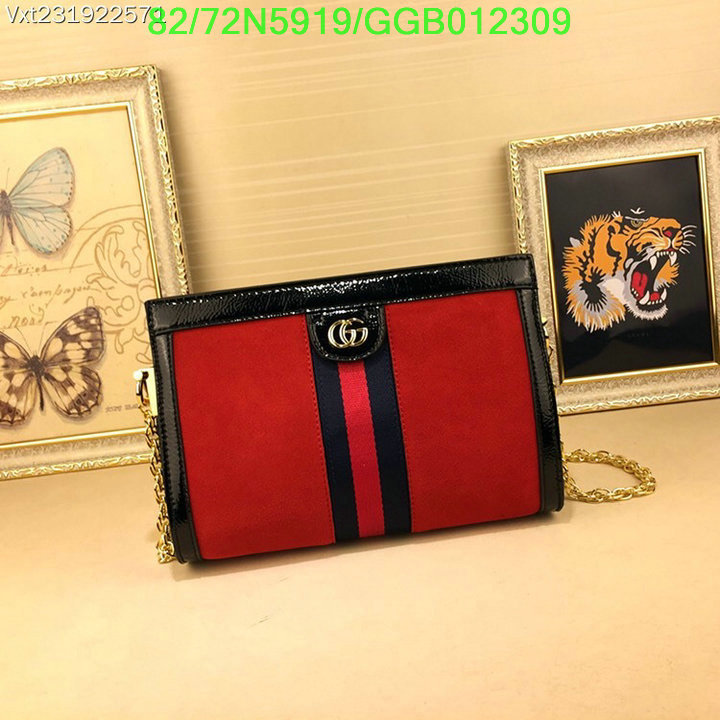 Gucci Bag-(4A)-Diagonal-,Code:GGB012309,$: 82USD