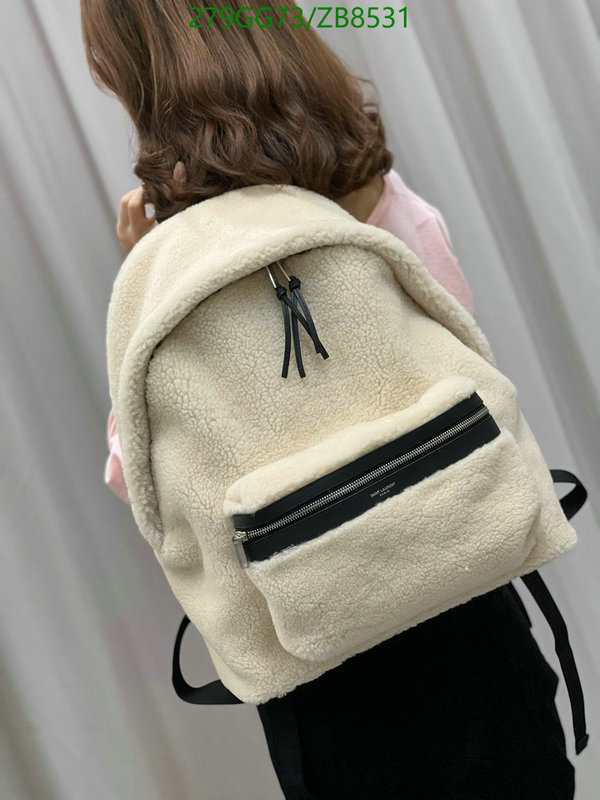 YSL Bag-(Mirror)-Backpack-,Code: ZB8531,$: 279USD