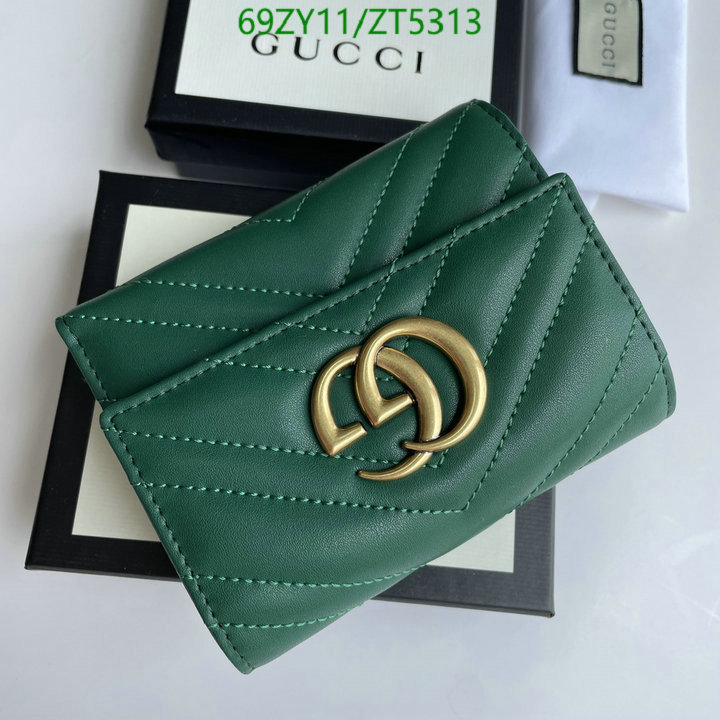 Gucci Bag-(4A)-Wallet-,Code: ZT5313,$: 69USD