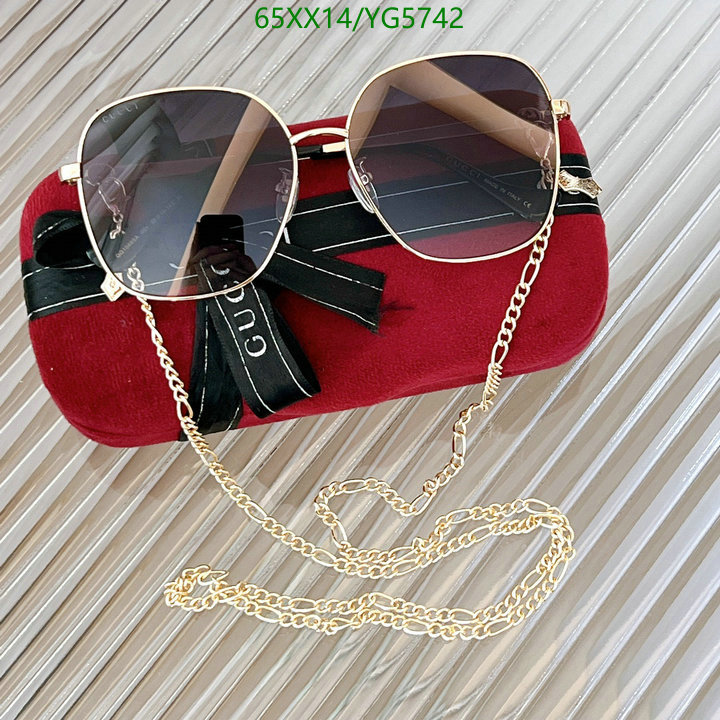 Glasses-Gucci, Code: YG5742,$: 65USD