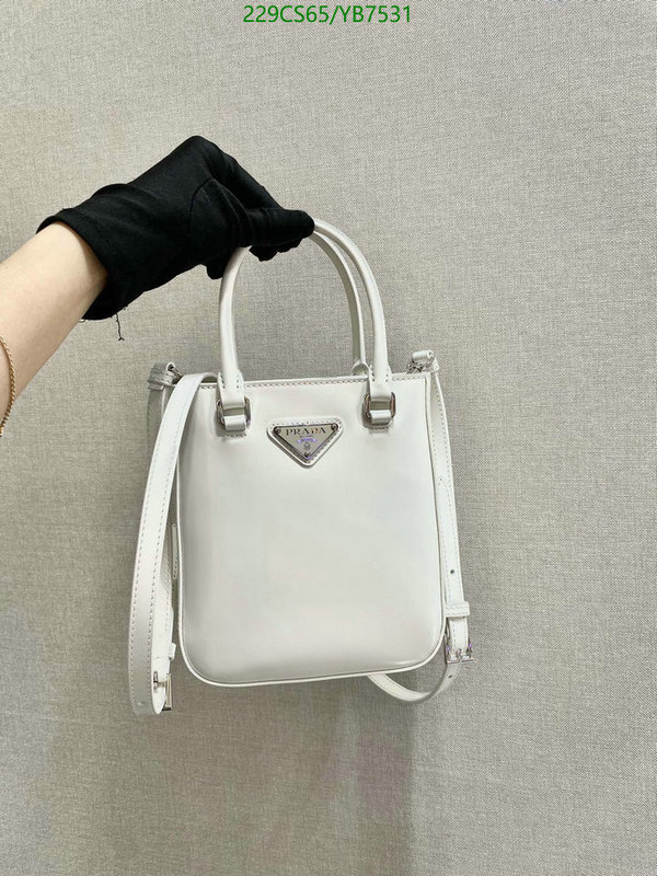 Prada Bag-(Mirror)-Diagonal-,Code: YB7531,$: 229USD