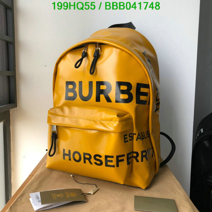 Burberry Bag-(Mirror)-Backpack-,Code: BBB041748,$: 199USD