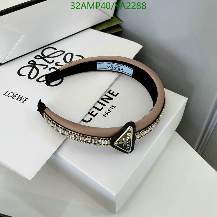 Headband-Prada, Code: YA2288,$: 32USD