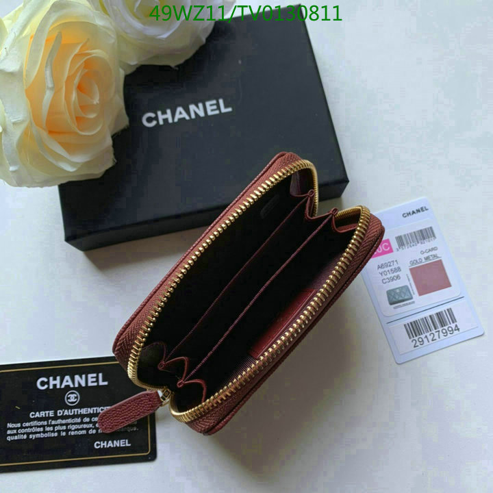 Chanel Bags ( 4A )-Wallet-,Code: TV0130811,$: 49USD