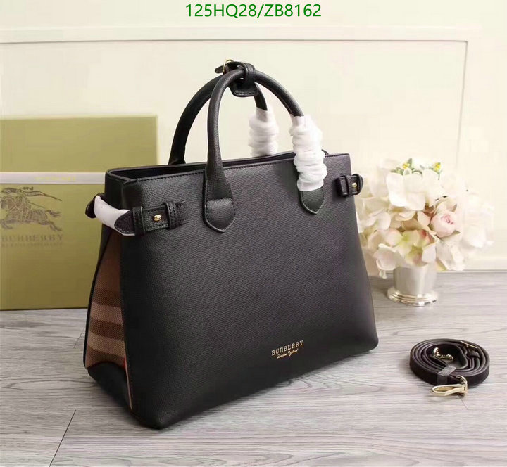 Burberry Bag-(4A)-Handbag-,Code: ZB8162,$: 125USD