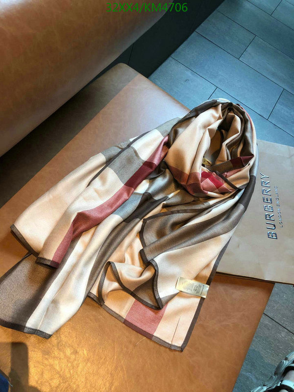 Scarf-Burberry, Code: KM4706,$: 32USD