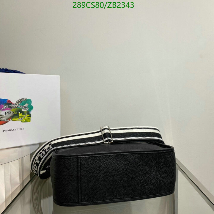 Prada Bag-(Mirror)-Diagonal-,Code: ZB2343,$: 289USD