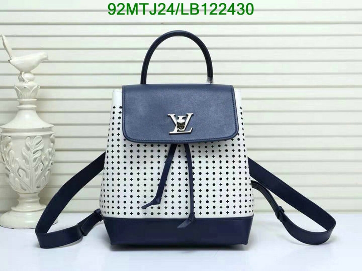 LV Bags-(4A)-Backpack-,Code: LB122430,$: 92USD