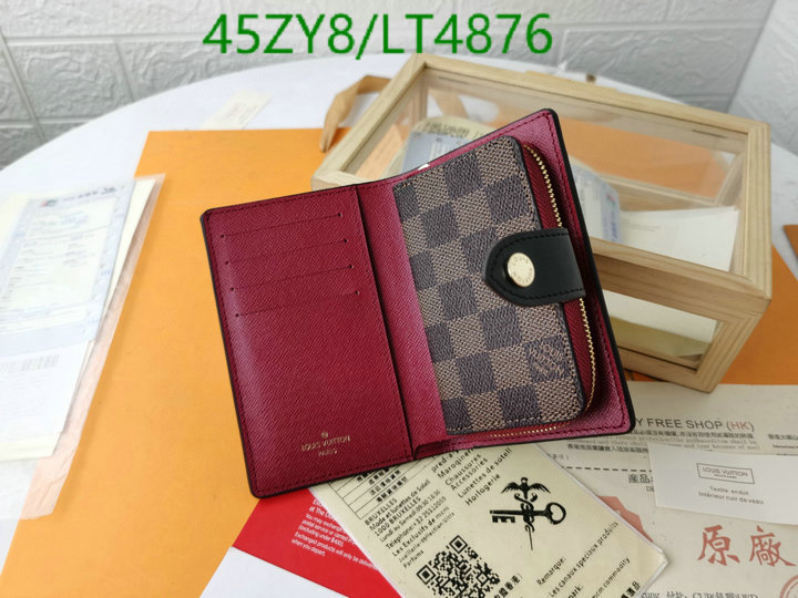 LV Bags-(4A)-Wallet-,Code: LT4876,$: 45USD