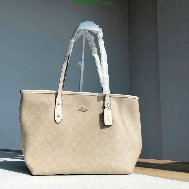 Coach Bag-(4A)-Tote-,Code: LB6420,$: 69USD