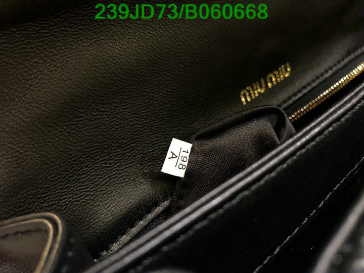 Miu Miu Bag-(Mirror)-Diagonal-,Code: B060668,$: 239USD