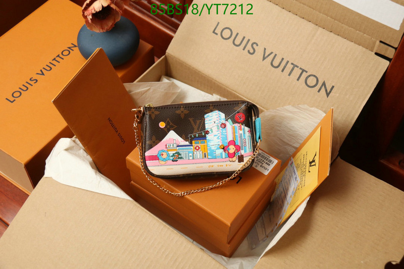 LV Bags-(Mirror)-Wallet-,Code: YT7212,$: 85USD