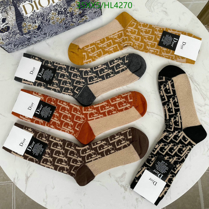 Sock-Dior,Code: HL4270,$: 35USD