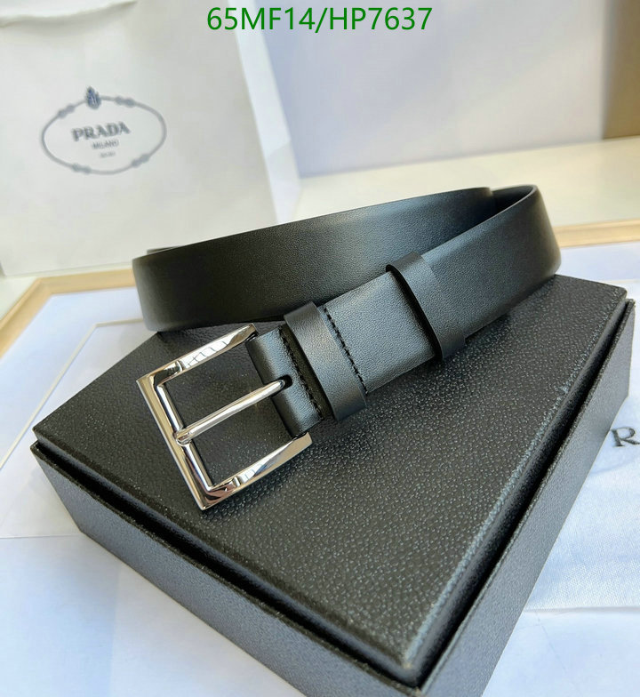 Belts-Prada, Code: HP7637,$: 65USD