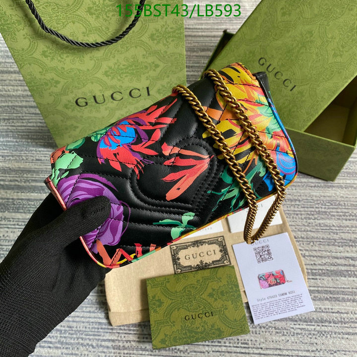 Gucci Bag-(Mirror)-Marmont,Code: LB593,$: 155USD