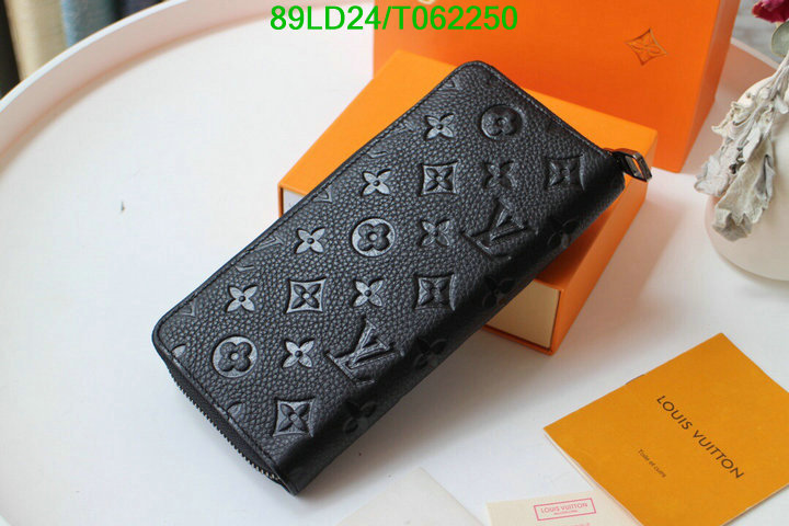 LV Bags-(Mirror)-Wallet-,Code: T062250,$: 89USD