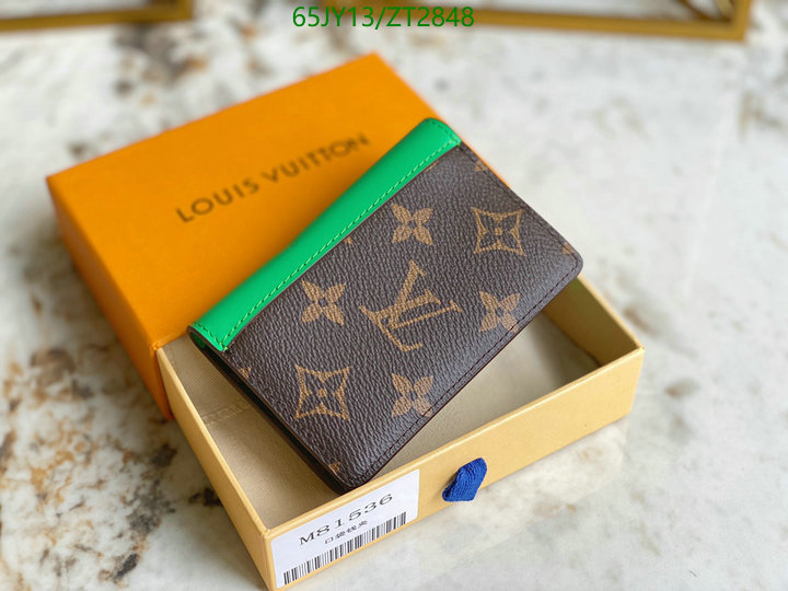 LV Bags-(Mirror)-Wallet-,Code: ZT2848,$: 65USD