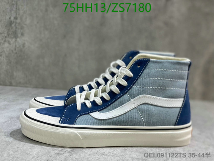 Men shoes-Vans, Code: ZS7180,$: 75USD