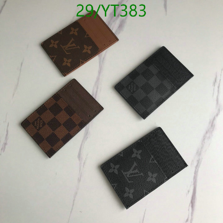 LV Bags-(4A)-Wallet-,Code: YT383,$: 29USD