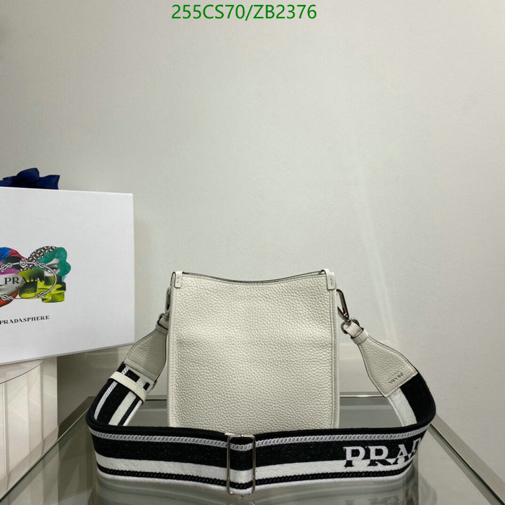 Prada Bag-(Mirror)-Diagonal-,Code: ZB2376,$: 255USD