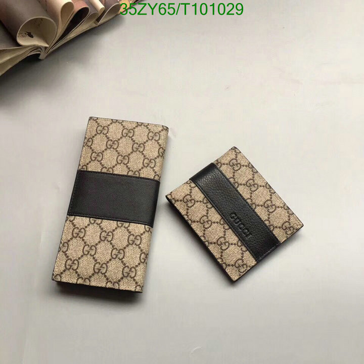 Gucci Bag-(4A)-Wallet-,Code: T101029,$:35USD