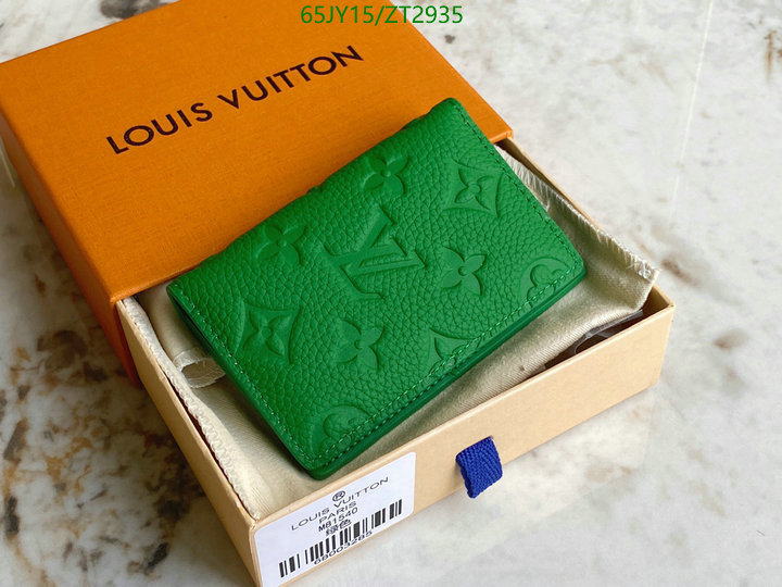 LV Bags-(Mirror)-Wallet-,Code: ZT2935,$: 65USD