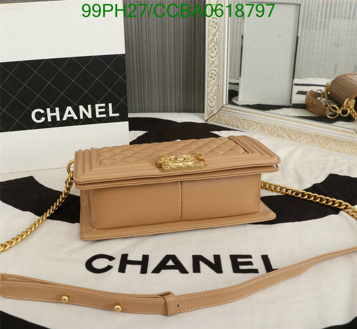 Chanel Bags ( 4A )-Le Boy,Code: CCBA0618797,$: 99USD