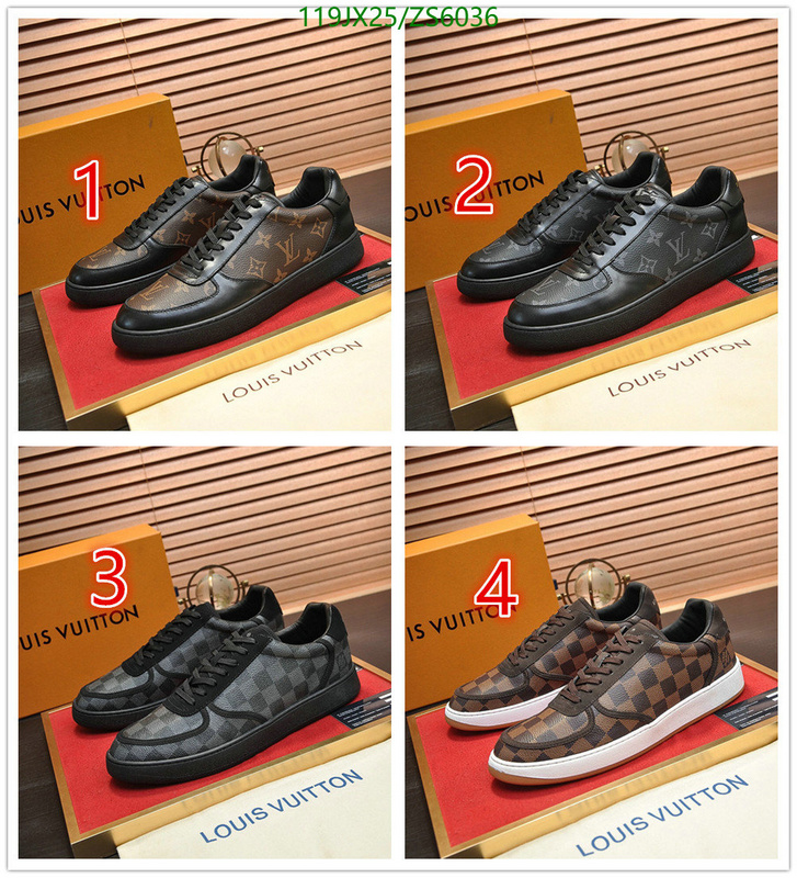 Men shoes-LV, Code: ZS6036,$: 119USD