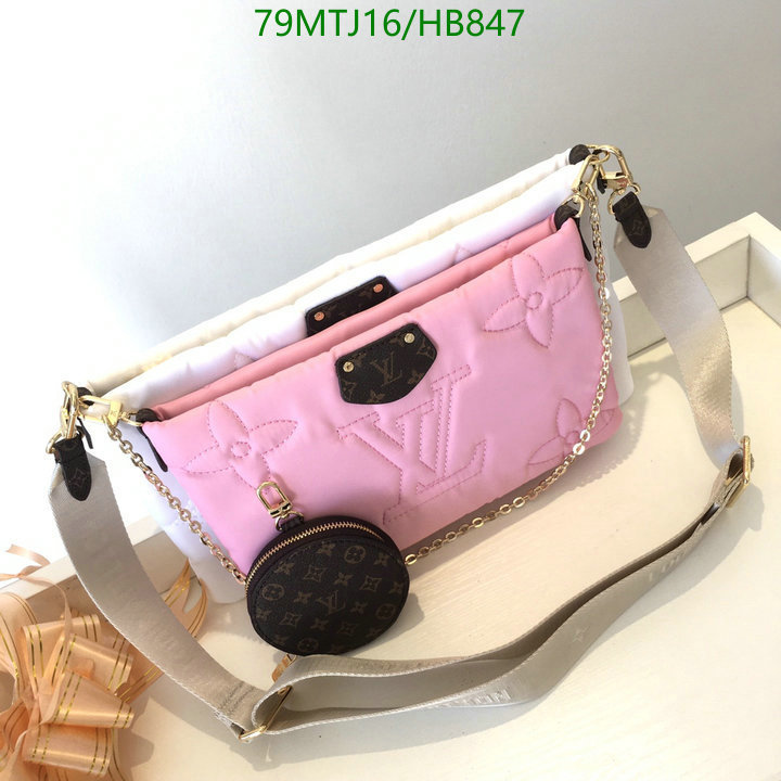 LV Bags-(4A)-New Wave Multi-Pochette-,Code: HB847,$: 79USD