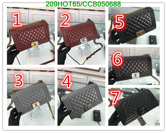 Chanel Bags -(Mirror)-Le Boy,Code: CCB050688,$: 209USD