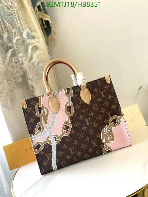 LV Bags-(4A)-Handbag Collection-,Code: HB8351,$: 92USD