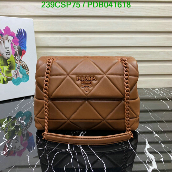 Prada Bag-(Mirror)-Diagonal-,Code: PDB041618,$: 239USD